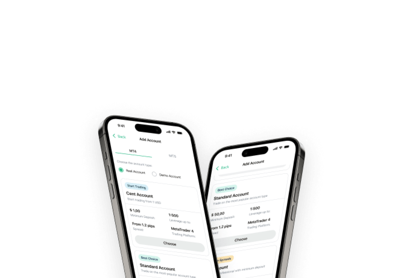 Открывайте новые счета и проходите шаги проверки KYC в дороге. Загружайте документы и управляйте ими для комфортной торговли.